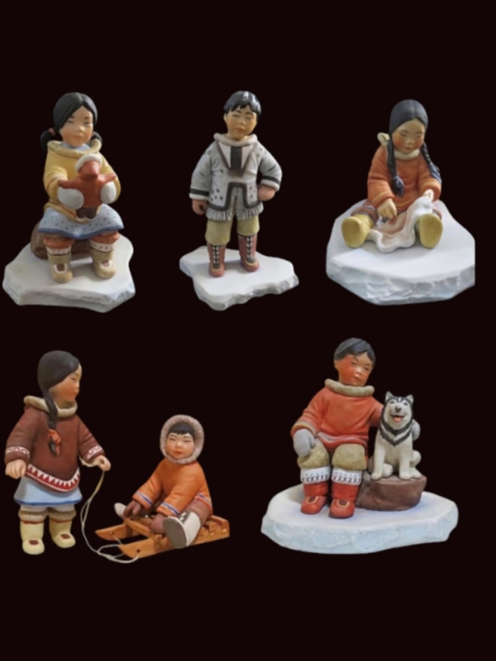5 KAISER NORI PETER CHILDREN OF THE MIDNIGHT SUN Sculptures
